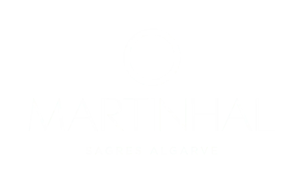 Luxury resort logo in white