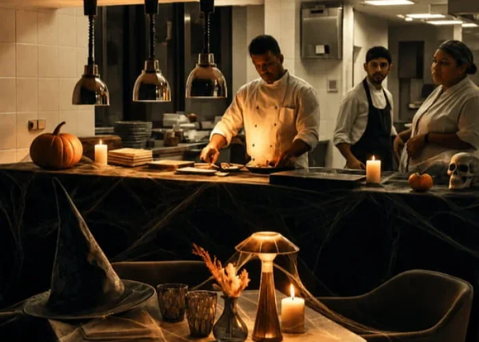 Halloween-themed Terrace Restaurant